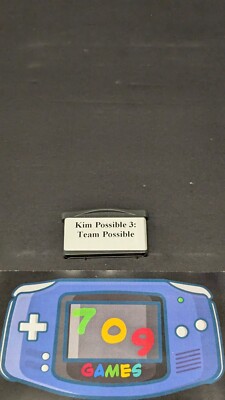 Kim Possible 3: Team Possible (Nintendo Game Boy Advance, GBA) Cart Only