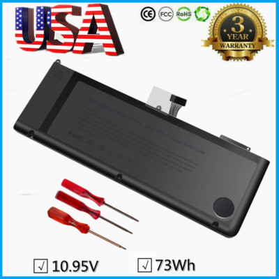 A1321 Battery for Apple Macbook Pro 15 inch A1286 Mid 2009 2010 Version 73Wh