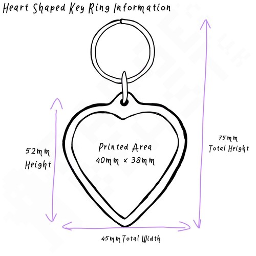 Singing I Love Heart Shaped Key Ring (52mm x 36mm) - Picture 2 of 2