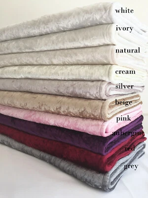 Bed Runner in Crushed Velvet Silver, White,Pink, Grey REVERSIBLE (DOUBLE-SIDED)