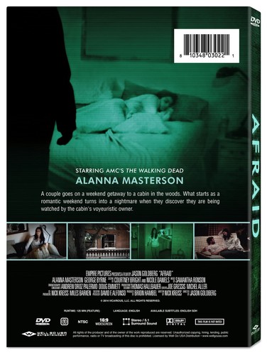 Afraid (DVD, 2018)(WGU03022D)Horror, Well Go USA, New, Jason Goldberg - 第 2/4 張圖片