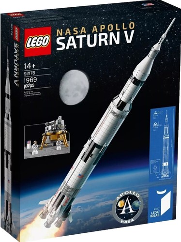 Lego Discovery Channel 7468 Saturn V Space Rocket Sealed Nasa