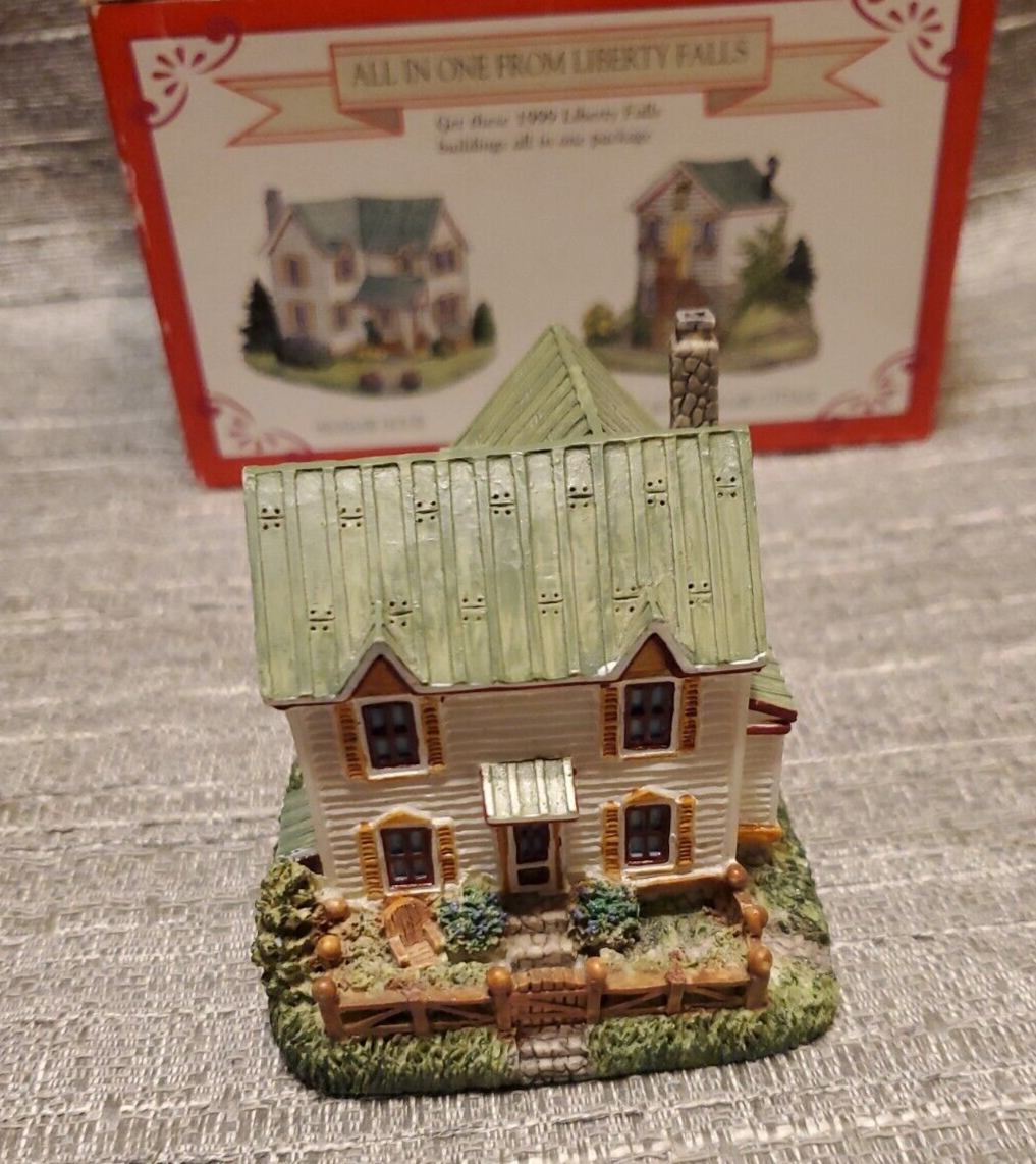 Lot of 4 Houses -1999 Liberty Falls Americana Collection with