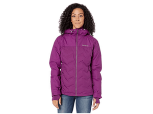 Columbia Womens Grand Trek Down Jacket Purple Omni-Tech Trail Ski NWT New | eBay