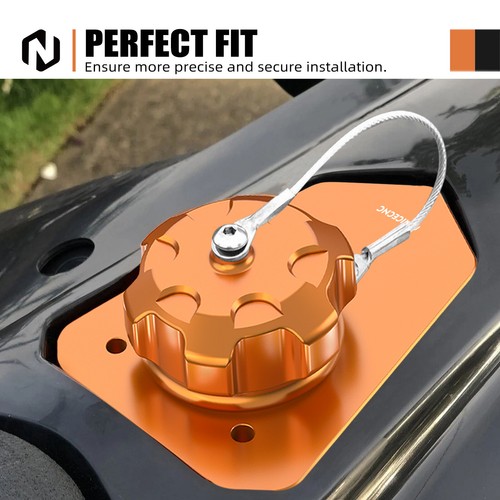 NICECNC Billet High Fuel Filler Neck & Cap For KTM 690 Enduro /SMC /R 2019-2023 - Picture 2 of 9