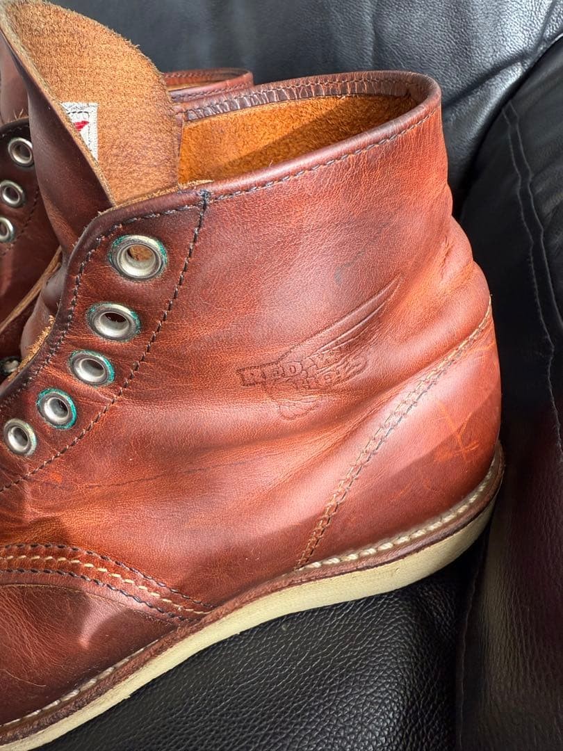Red Wing 9111 Boots Leather Brown US:7.5D From Japan 057771d | eBay
