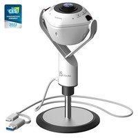 j5create JVU368 360 AI-Powered Webcam with Speakerphone, 5 MP, 1920 x 1080 pi...
