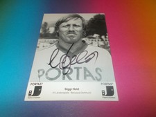 Sigfried Held DFB BVB Portas signiert Autogramm auf Autogrammkarte