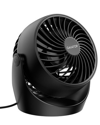 Gaiatop Desk Fan 5-Inch Portable Electric Table Desktop Air Circulator Fans