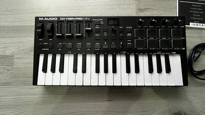 M-Audio Oxygen Pro Mini   USB MIDI Keyboard Controller   Neuwertig!