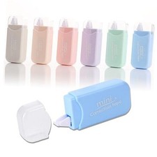 White Correction Tape, 6 Pack, 13.13 Feet Mini Correction Tape, Writing