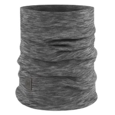 Buff Merino Heavyweight Multifunctional Neckwear, Fog Grey Multi Stripes