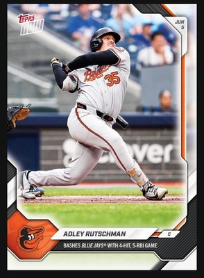 Adley Rutschman 2026 MLB Topps NOW Card 290 Presale Baltimore Orioles
