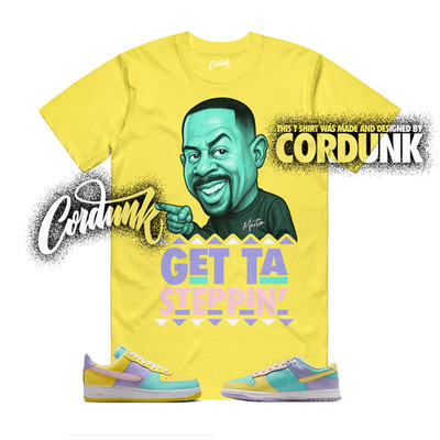 Dunk Easter Air Force 1 Emerald Rise Yellow Pink Foam Low T Shirt Match MARTIN