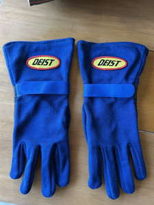 Deist Driving Gloves - SFI 3.3/5 Glove Safety Men's Large Blue