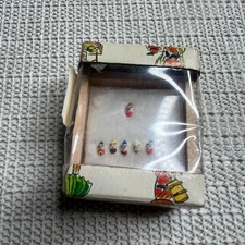 Vintage Japanese Miniature Rice Grain Art – Seven Lucky Gods Shichifukujin Hand