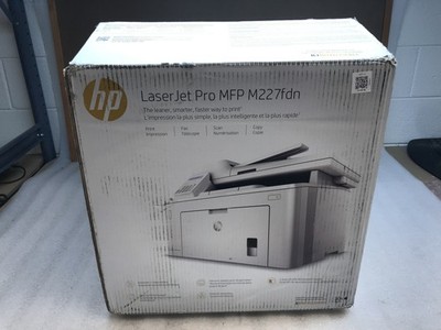 HP LaserJet Pro MFP M227fdn All-In-One Laser Printer Toner Incl. OPEN BOX