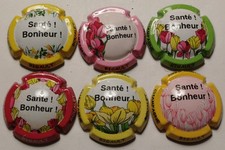 6 SCHÖNE CHAMPAGNERKAPSELN BIGAULT ROUALET S...