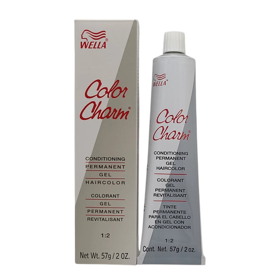 12 Упаковка Wella цвет подвеска постоянный гель цвет волос 611/6N темно-блондинка - 2 унц - Изображение 2 из 4