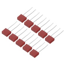 15Pcs DIP Mounted Miniature Square Slow Blow Micro Fuse, 1.25A 250V, Red