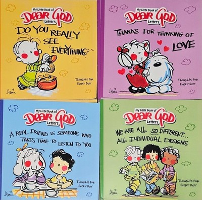 Dear God Kids Lot of 4 Books , My Little Book Of Dear God Letters *New*