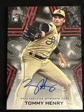 2023 Topps Series 1 - Baseball Stars Autographs Tommy Henry #BSA-TOH Black /199