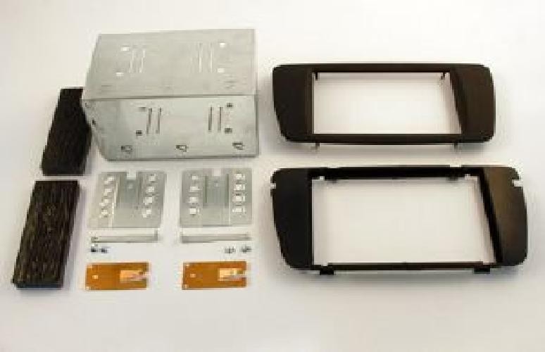 Entretoise autoradio 2DIN Seat Ibiza 08-15 finition Premium Noir Azabache haute densité