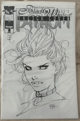 FATHOM: BLACK & WHITE SKETCH COVER #1 - MICHAEL TURNER - DYNAMIC FORCES w/ COA
