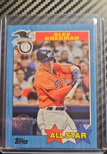2022 Topps Series 2 - 1987 Topps All-Star Baseball Alex Bregman #87AS-28 Blue