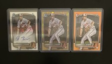 2025 Bowman Draft Chrome JT Quinn 1st Auto, /50 Sapphire, /25 Color Match Paper.