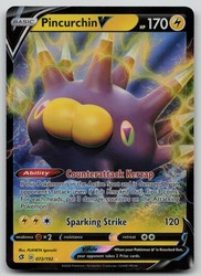 Pincurchin V 072/192 Rebel Clash Holo Ultra Rare