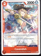 Cavendish OP14-004 Uncommon The Azure Sea's Seven One Piece Near Mint