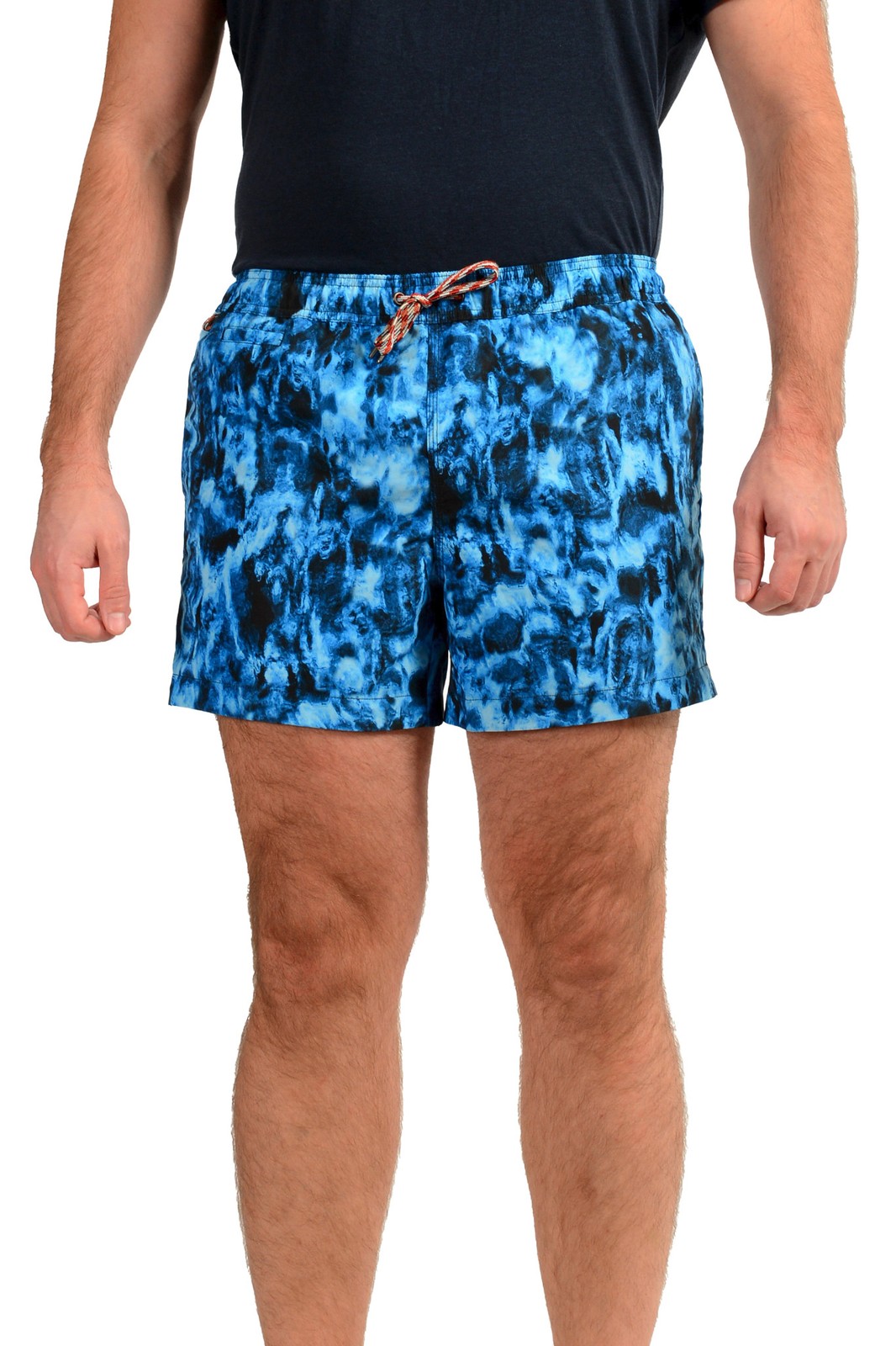 Мужские купальники Burberry Greenford Sea Midnight темно-синего цвета плавательные шорты 30090₽