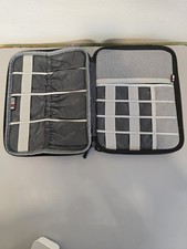 BUBM Cable Organizer Travel Case Electronics Accessories Storage Bag