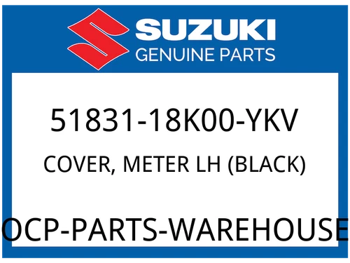 COVER, METER LH (BLACK)