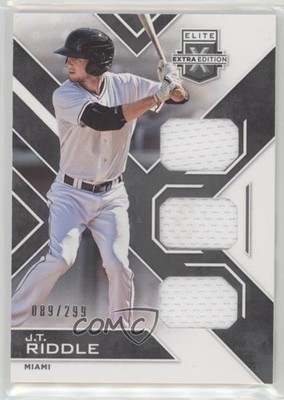 2016 Panini Elite Extra Edition Triple Materials 89/299 JT Riddle #TM-JT s3g