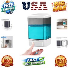 Manual Soap Dispenser Kitchen Bathroom 33.8oz/1000ml Wall Mounted Hand Commer...
