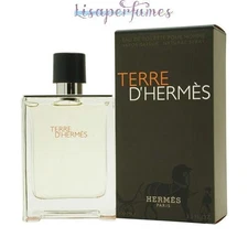 Terre D'hermes by Hermes for Men 3.3oz Eau De Toilette Spray NIB