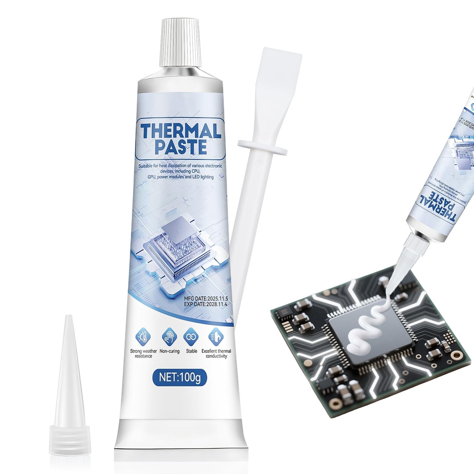 Thermal paste haute conductivité pour réduire la température du processeur