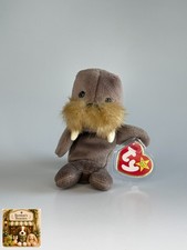 Jolly the Walrus TY Beanie Baby | Mint Heart & Tush Tag