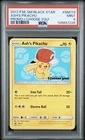 Pokémon TCG Ash's Pikachu SM Black Star Promo SM113 Regular 2017 PSA 9 Card