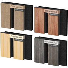 TONOR Wood Slat Panels, Adhesive Acoustic Panels, Decorative 3D Fluted Panels