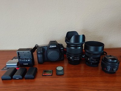 Canon EOS 5D Mark II DSLR, mit Drei Objektiven und Rucksack. Sehr guter Zustand