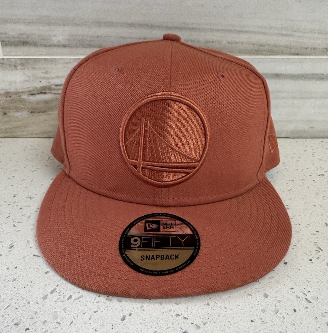 New Era Golden State Warriors NBA 9FIFTY Snapback Cap Orange