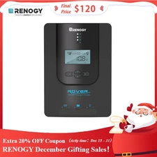 Renogy Rover 40A 12V/24V MPPT Solar Charge Controller LCD Regulator for Battery