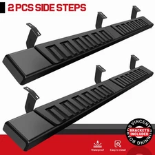 Side Step 6" Nerf Bar Running Board Fit 2005-2023 Toyota Tacoma Double Cab Black