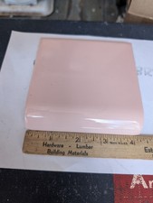 4 pcs 4 3/8" Mosaic Brand Ceramic Tile Pink Mud Bullnose A4402