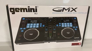 Gemini DJ GMX Professional 2 chanell media controller virtual DJ Limiited Editio