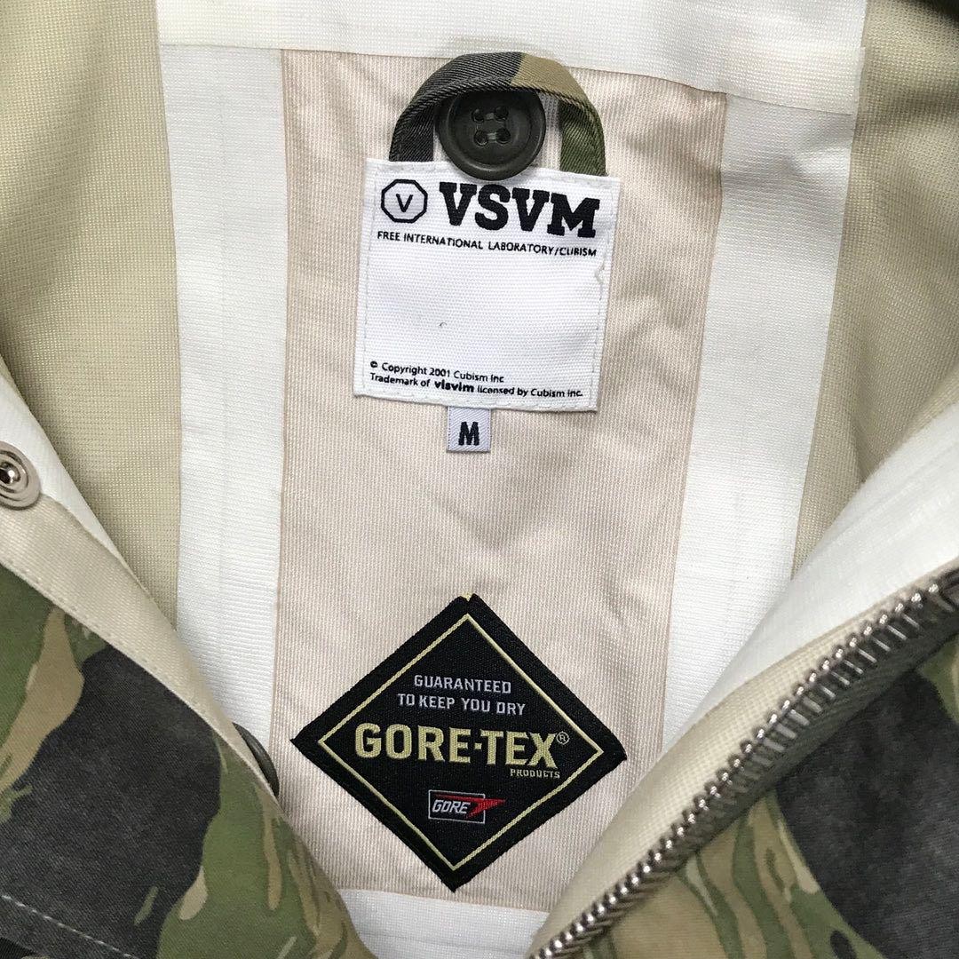 VISVIM GoreTex BICKLE M 65 TIGER Camouflage Jacket Size M