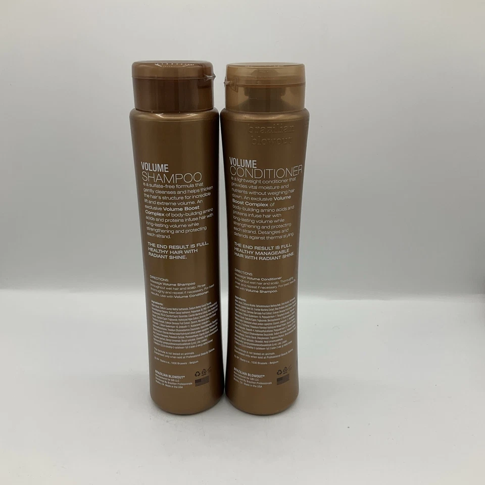 Champú y acondicionador Brazilian Blowout Volume Pro Care 12 OZ Foto 2 de 2